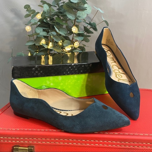 Shoes - Sam Edelman Rosalie Navy Flats